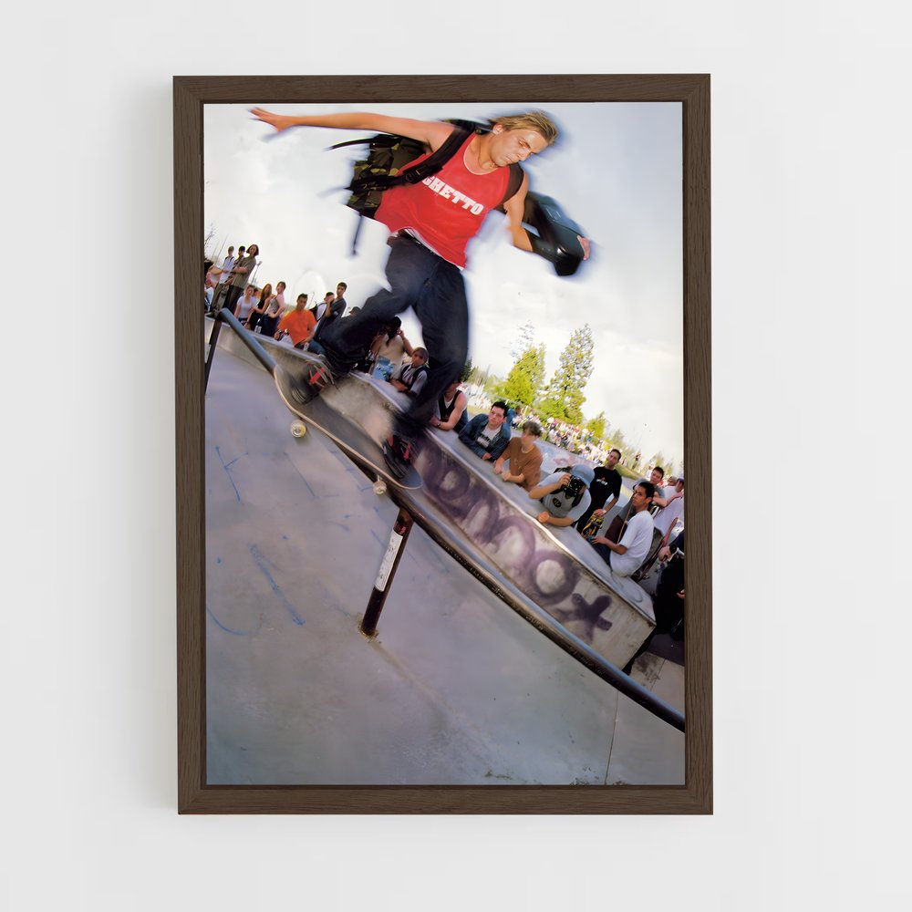 Poster Trickster sur Rail – affiche Skateboard (vue 5)